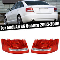 4F5945096M 4F5945095M For Audi A6 S6 Quattro 2005 2006 2007 2008 Rear Tail Light Signal Lamp Taillight Without Bulbs Auto Parts