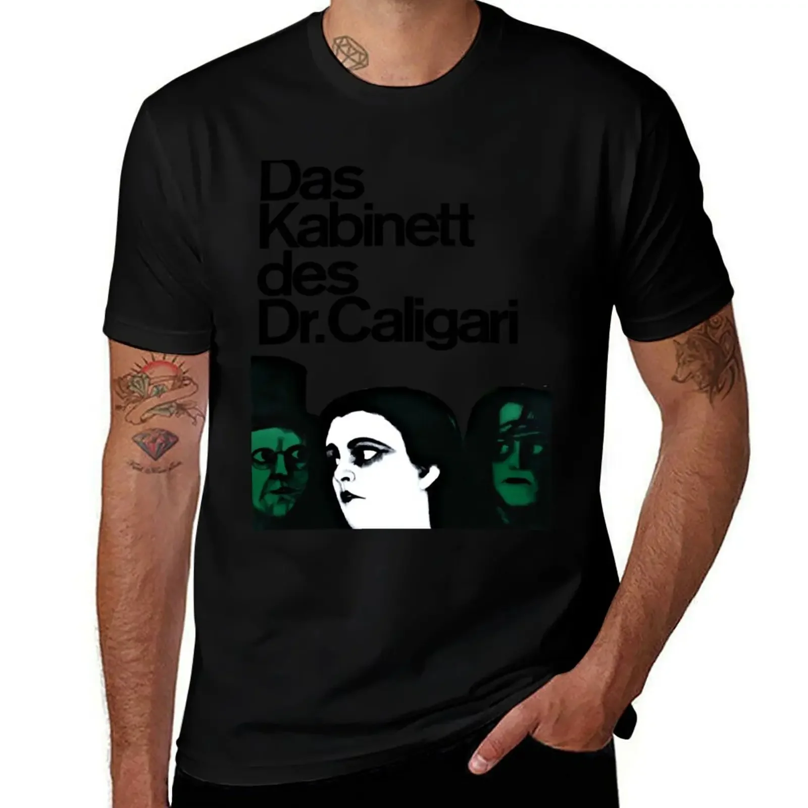 Caligari Poster T-Shirt essential t shirt oversized t shirt Blouse anime t shirts men tshirt