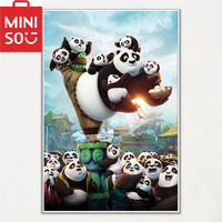 MINISO Diamond Painting Mosaic Embroidery Cross Stitch Kit 5D DIY Art Craft Kung Fu Panda Home Living Room Bedroom Cafe Decor