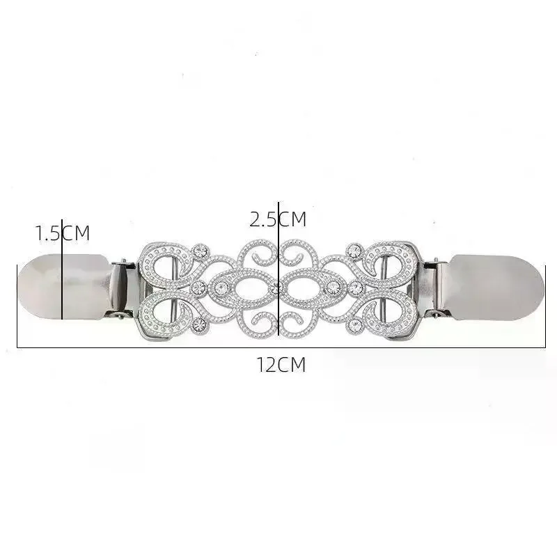 3/4/6Pcs Retro Sweater Clips Cinch Clip For Variety Of Shirts Cinches Shawl Clips Sweater Clips Scarf Buckle