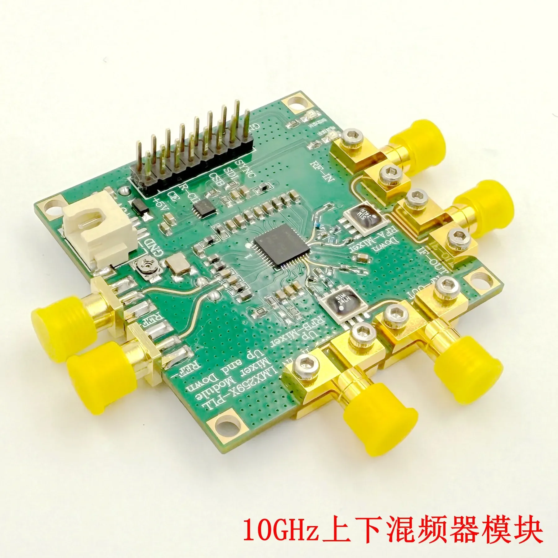 Bidirectional mixer 15g with local oscillator unit,up-conversion,down-conversion,with lmx2595 phase-locked loop local oscillator