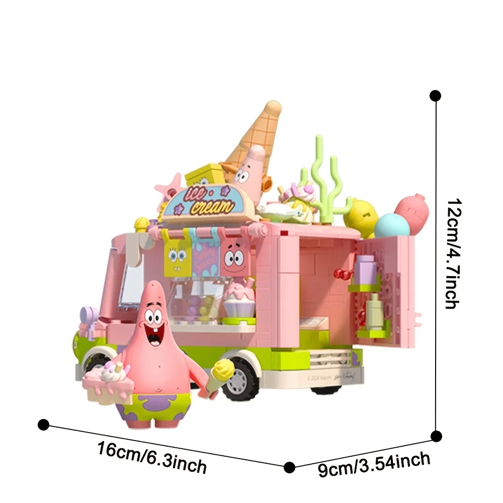 Série de blocos de construção Pineapple Beach Street View, presente de aniversário para adultos, presente para fãs, modelo de bloco de construção divertido