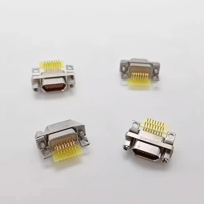 J30J-15ZKW/ZKN Rectangular Connector Curved Plug Pin 15 Pin Male and Female Head