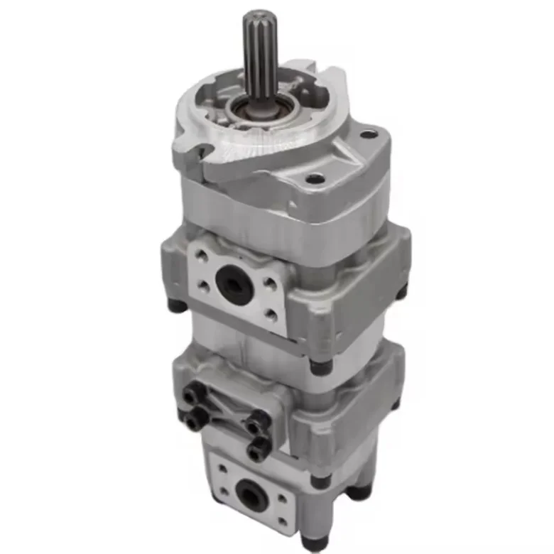 Hydraulic Gear Pump PC25-1PC38UU 705-41-08001 705-56-34550 Hydraulic Triple pilot Pump Charge Pump