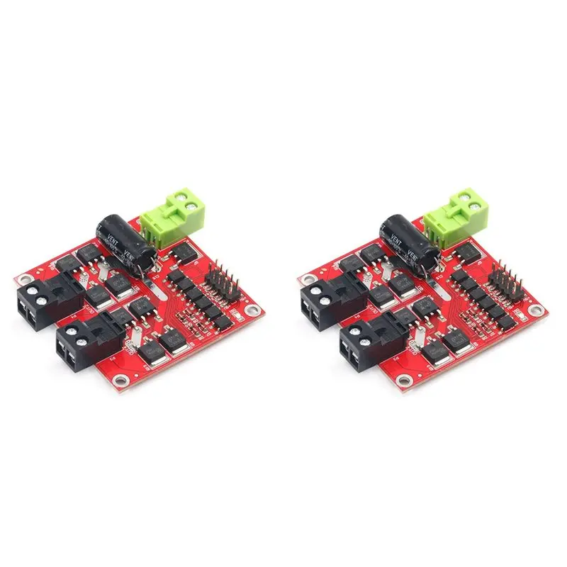 

B44C 2X 7A 160W Dual DC Motor Drive Module Industrial Grade Positive Negative PWM Speed L298 Logic XY-160D