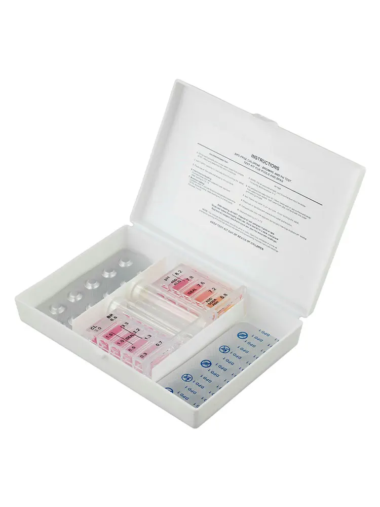 3in1 Pool Water Test Kit PH Testing Water Quality With Box Outdoor Swimming Pool Water Quality Testing Tool Accessories