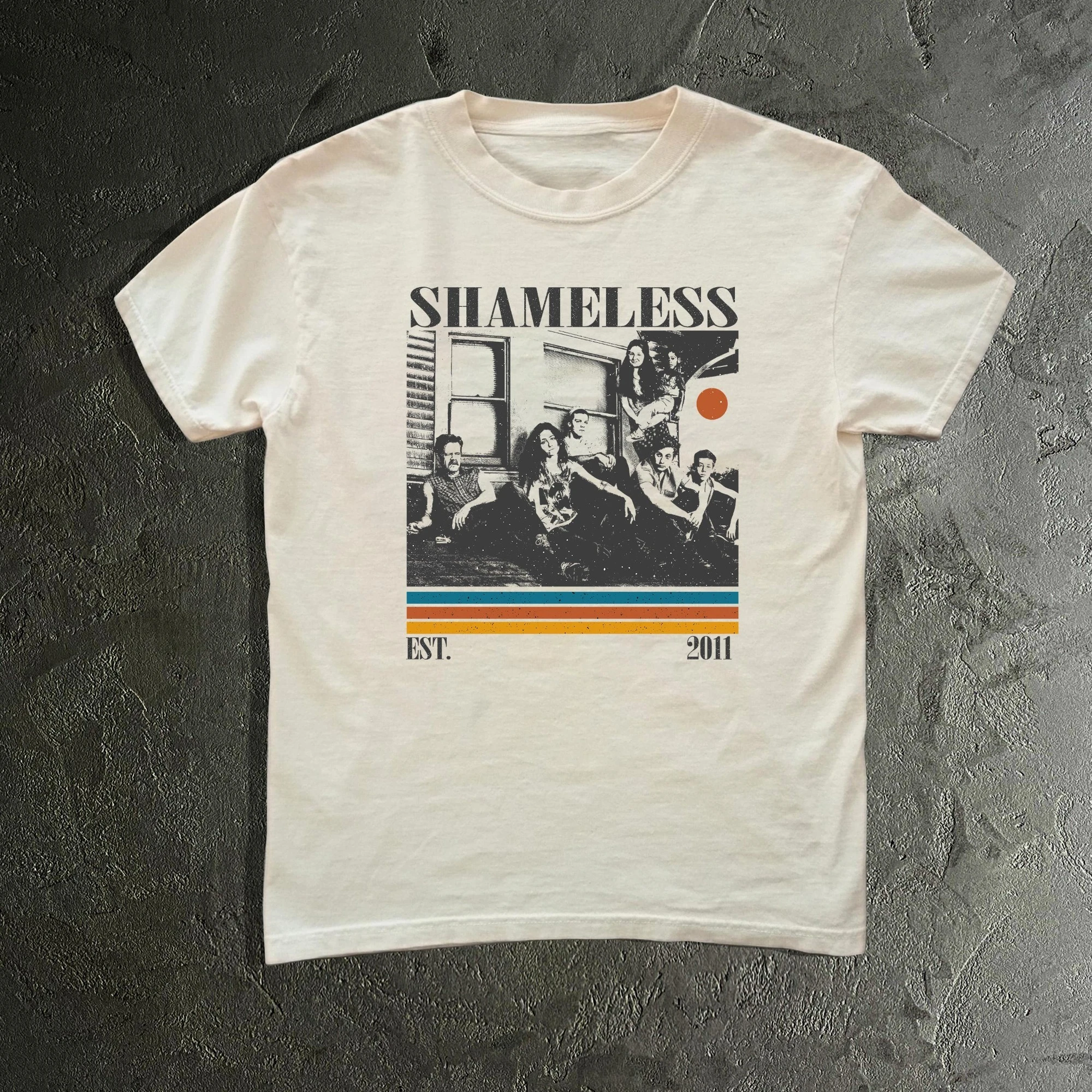 الرجعية وقح المسلسلات التلفزيونية الراحة الألوان تي شيرت للرجال النساء خمر الرجعية التي شيرت مضحك هدية التي شيرت Unseix ل مروحة التلفزيون هدية #1