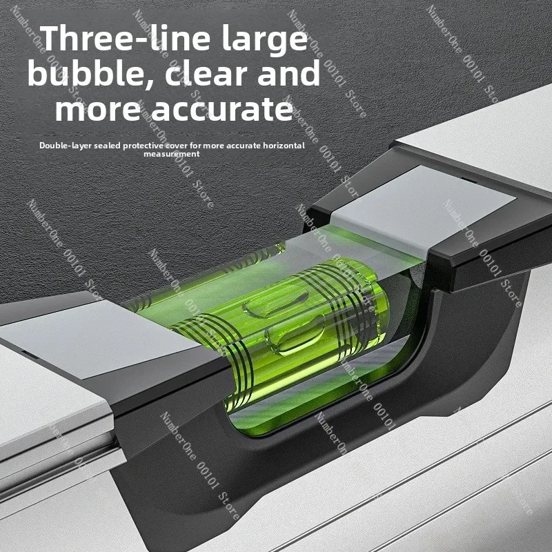Electronic Digital Spirit Level, High‑Precision Magnetic Angle‑Finder Measuring Ruler Tool