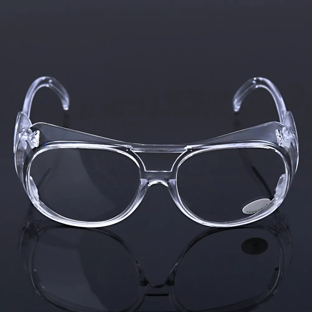 

Transparent Protective Eyeglasses Lightweight High-Strength Impact-Resistant Windproof Dustproof Eye Protection for Cycling