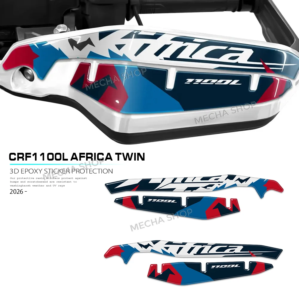 

Motorcycle HandGuard Stickers Hand Guard 3D Decals Waterproof For CRF1100L Africa Twin CRF 1100L CRF 1100 L 2026