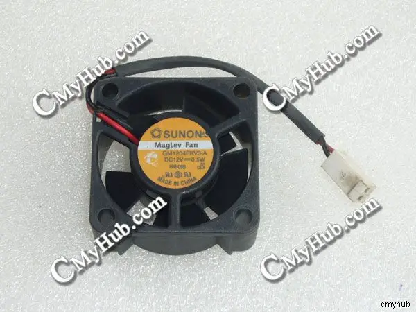 For SUNON GM1204PKV3-A DC12V 0.5W 4020 4CM 40MM 40X40X20MM 2pin Cooling Fan GM1204PKV3-A