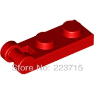 *Plate 1X2 W/Shaft  3.2*60478 50pcs DIY enlighten block bricks,Compatible With Other Assembles Particles