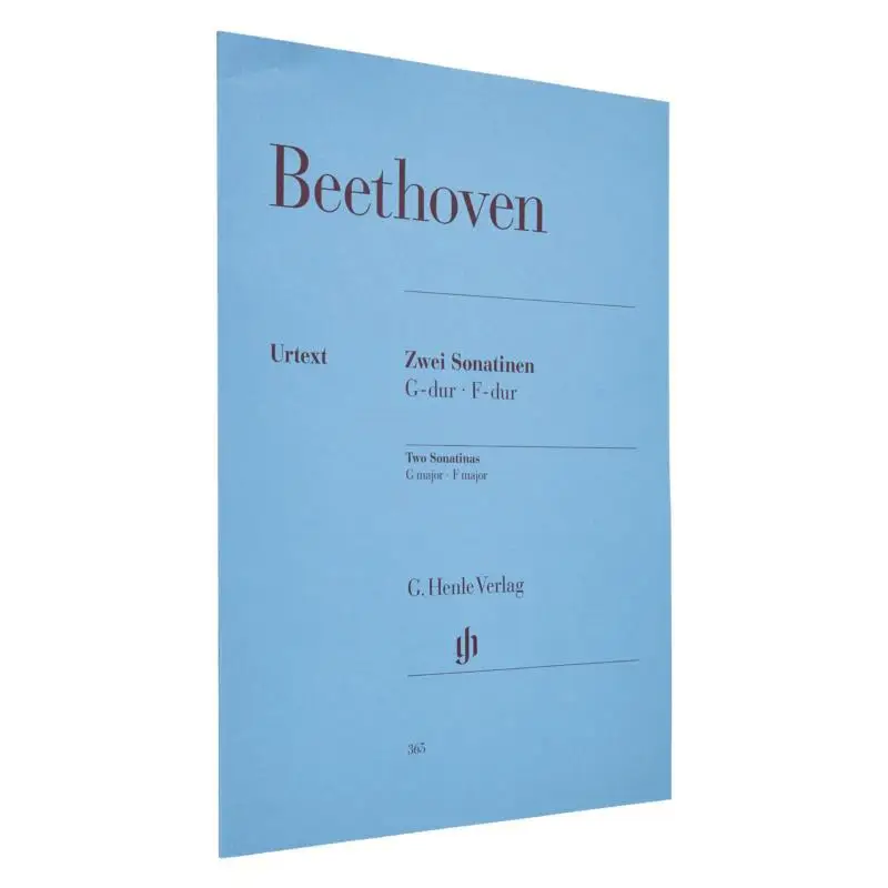 

HN365 Beethoven 2 Sonatinas 2ms Irmer Otto Von G Henle Verlag 9790201803654 Book