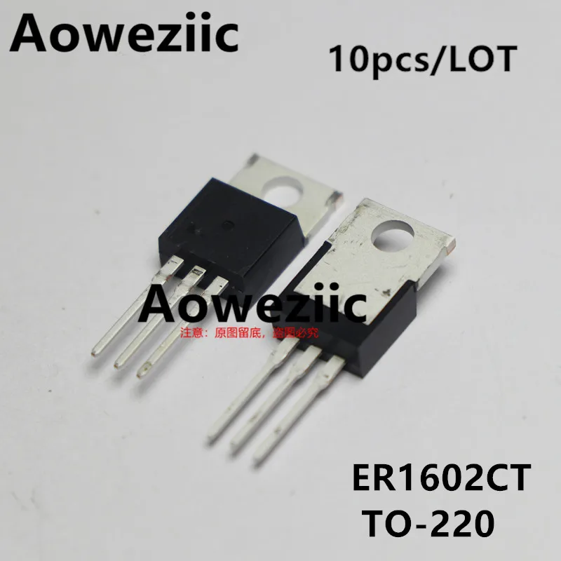 

Aoweziic 2022 + 100 новый оригинальный ER1602CT ER1602 TO-220 MOS FET 16A 200V