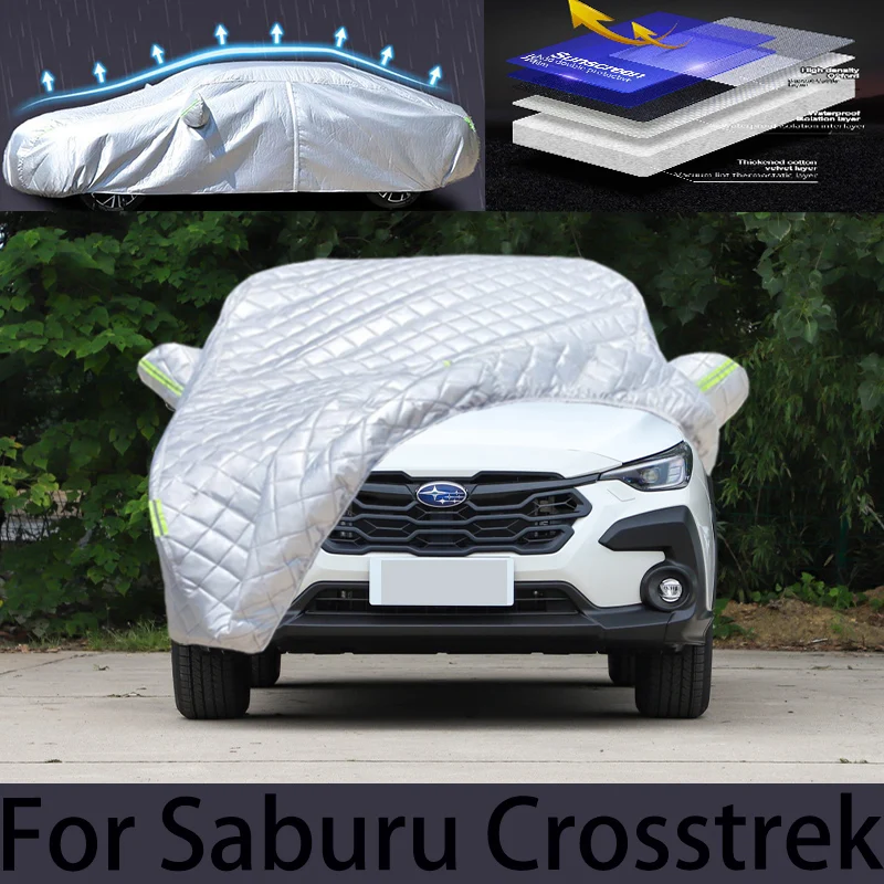 

For Subaru Crossstrek Car hail protection cover Auto rain protection scratch protection paint peeling protection car clothing