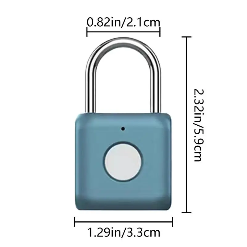 Intelligente Vingerafdrukvergrendeling Intelligente Vingerafdruk Sleutelloos Slot Elektronisch Metalen Sleutelloos Vingerafdrukslot Voor Sportbagage