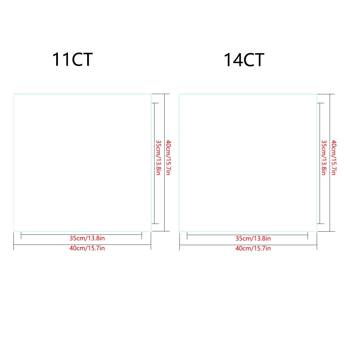1 قطعة 40X40 سنتيمتر/15.74 بوصة جميلة الشاطئ عبر الابره عدة لتقوم بها بنفسك عدة 11CT/14CT معلقة اللوحة للهدايا الجدار الديكور #4