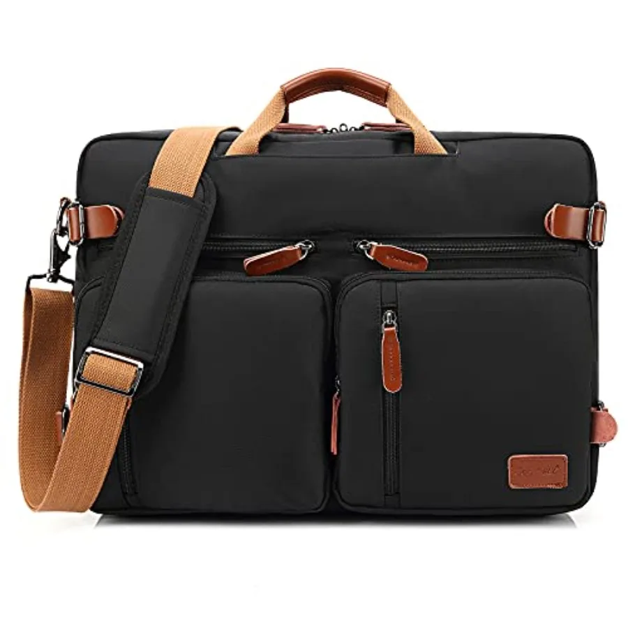 

Convertible Backpack Messenger Shoulder Bag Laptop Case Handbag Business Briefcase Multi-Functional Travel Rucksack Fits Laptop