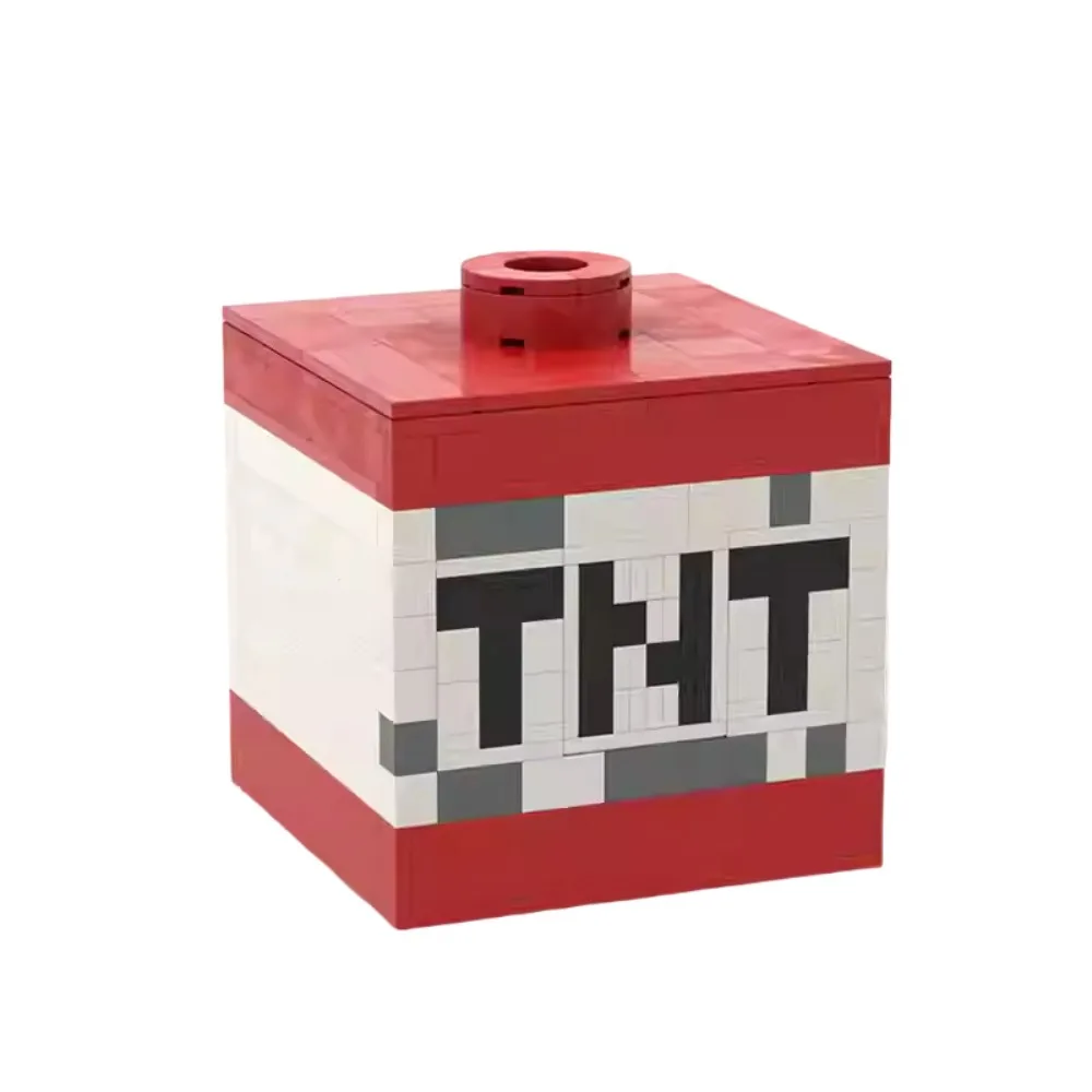 

MOC классическая игра World TNT реквизит модель монстр здание кирпичные игрушки креативные праздничные подарки для семьи и друзей