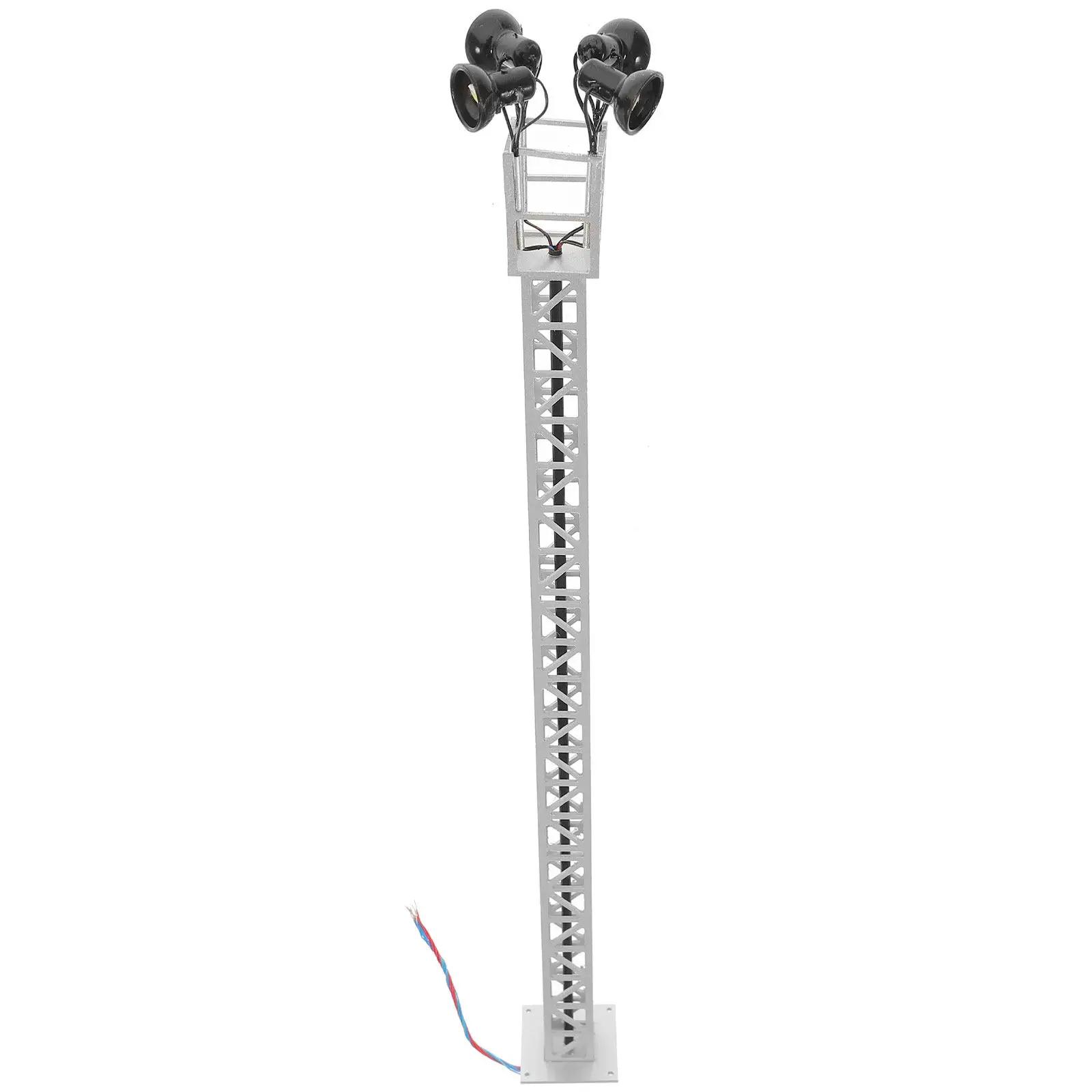 

Mini Railroad Signal Light Metal ABS Sand Table Layout Accessory Traffic Light Decoration Sand Table Props Scene Decor