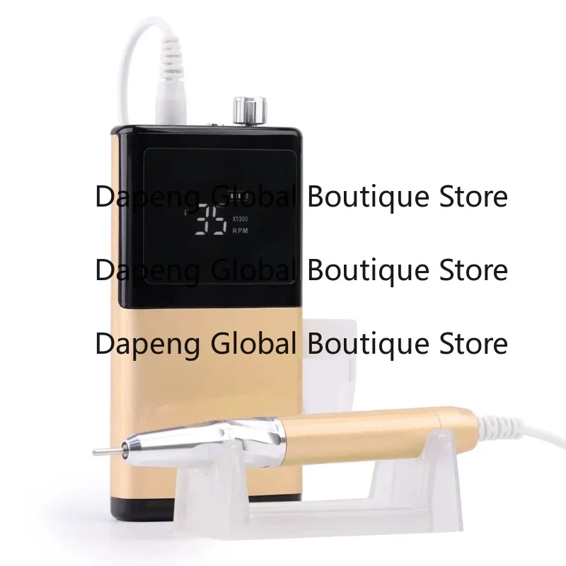 Brushless 85W Cordless Nail Drill Machine 35000RPM Porta-ble Rechargeable Manicure Mixed Colors 35K Electric Nail File Drill