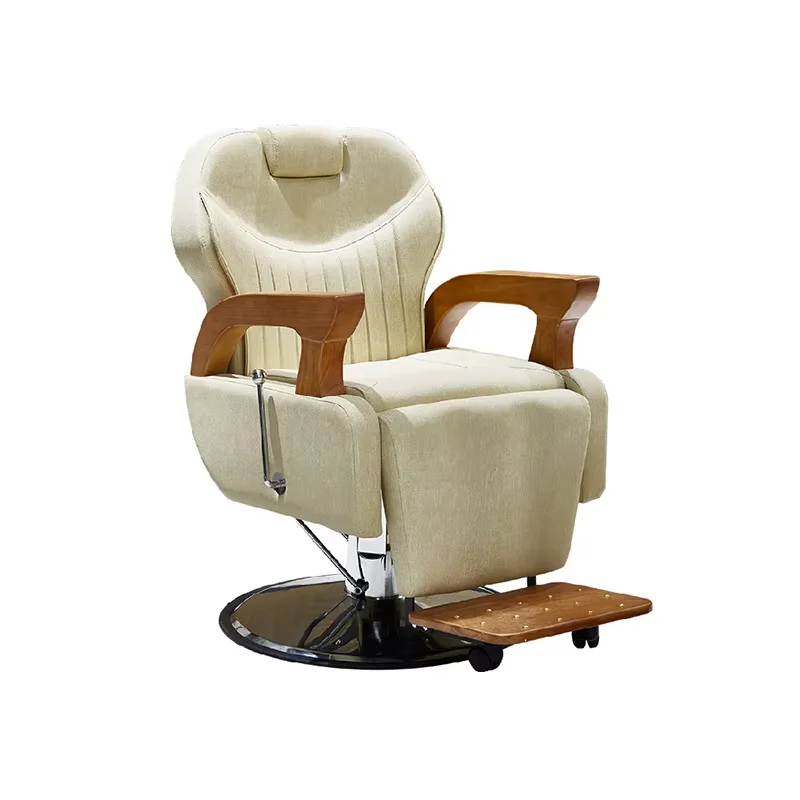 Factory Direct High Quality Barber Chair Manual Adjustment Barbershop Salon Furniture Multi-functional Stylist Chair