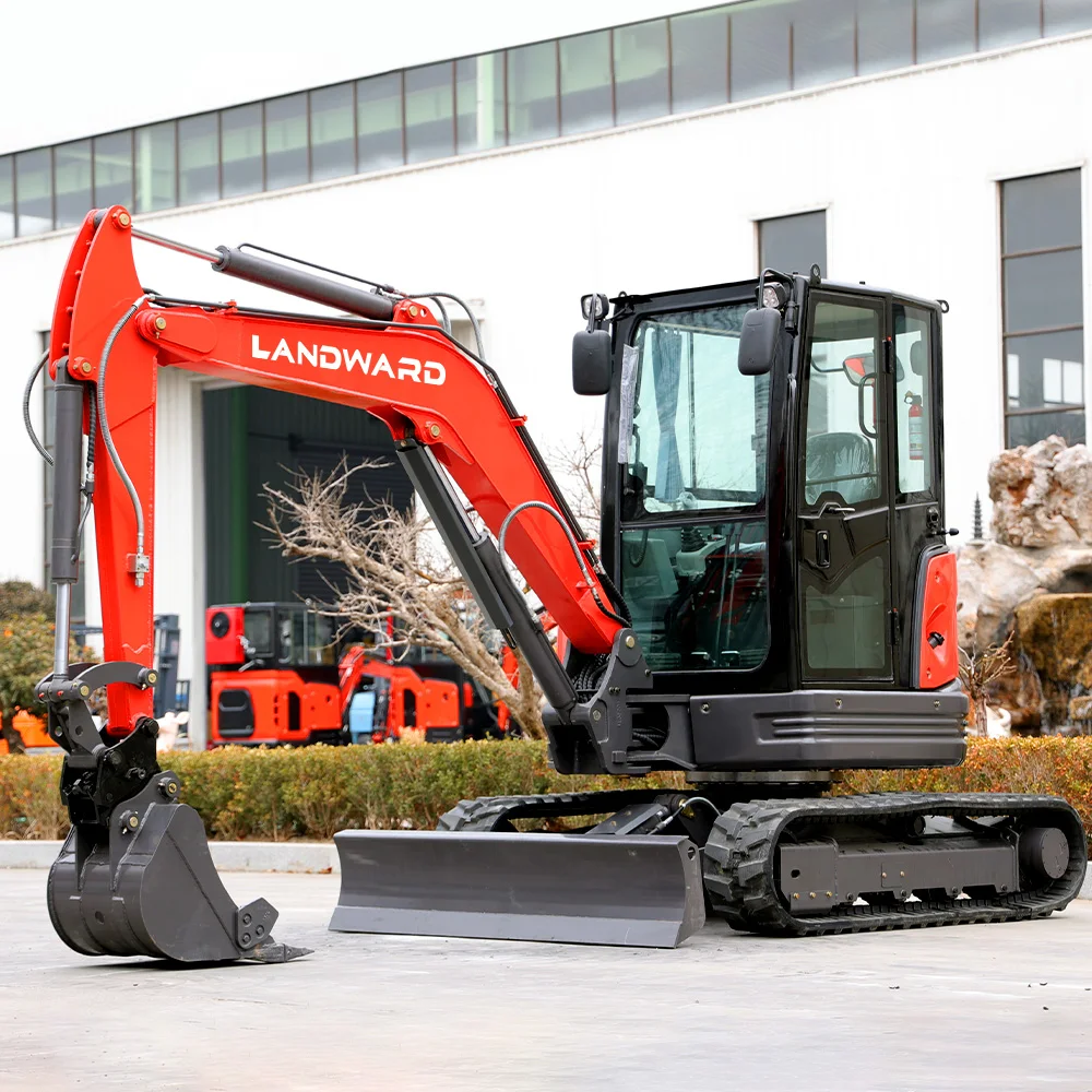 حفارة صغيرة 3.5 طن محرك كوبوتا حفارة متعددة الوظائف 1 طن 2 طن للاستخدام المنزلي حفارة صغيرة مع مرفقات مخصصة