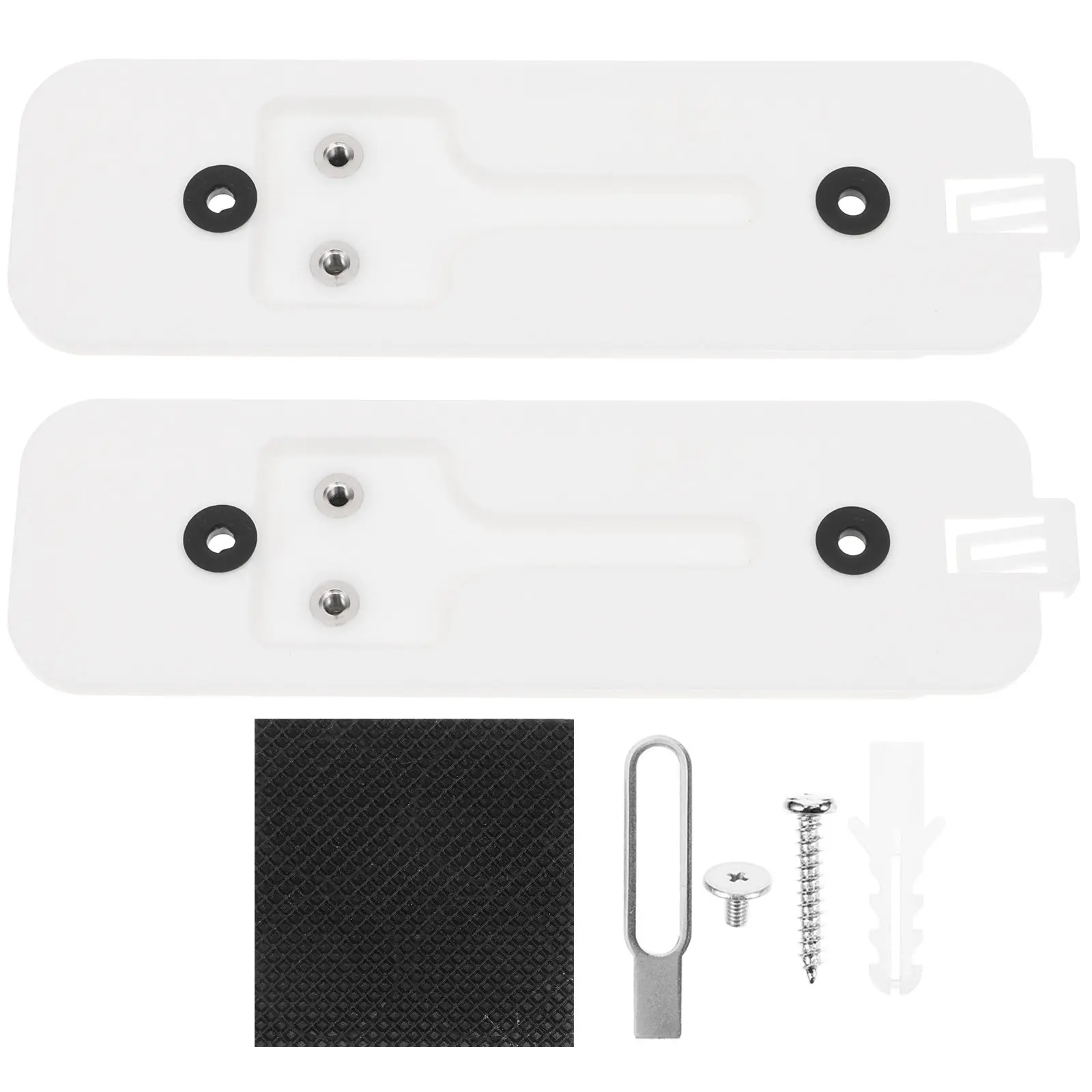 

2Sets Plastic Video Doorbell Backplate Replacement Bracket Anti-Theft Mount Holder Door Mounting Accessory Doorbell Holder