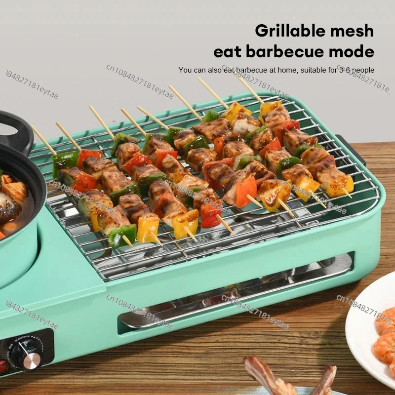 Electric dish hot pot Lamian Noodles soup hot pot baking pan instant kitchen hot pot non stick electric baking pan