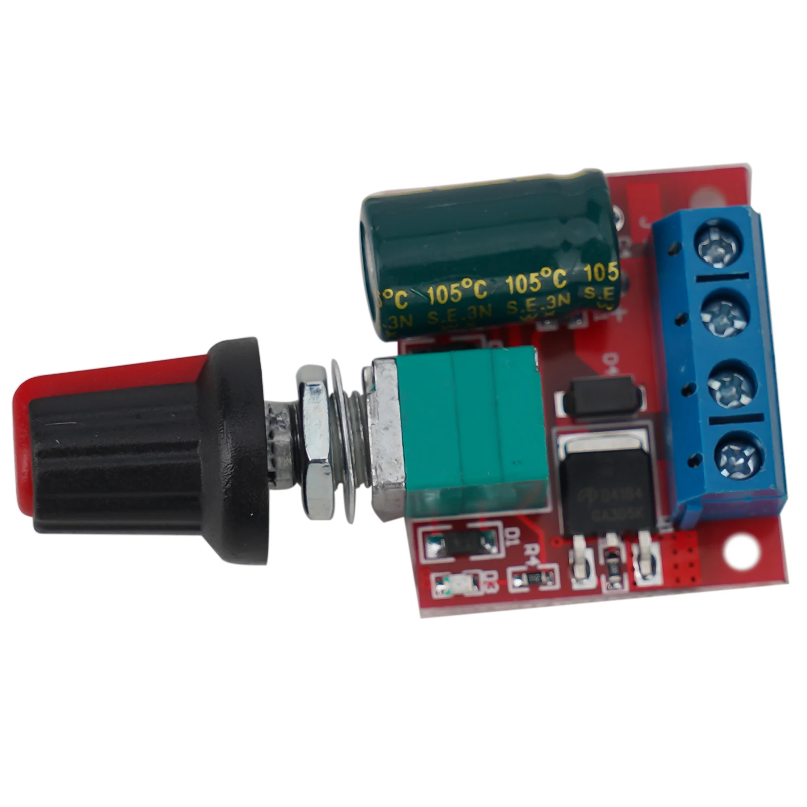 PWM 12V DC Motor Speed Controller Module 5A 2A 4.5-35V/DC1.8-15V Low Voltage Adjustable Drive Voltage Regulator Speed Controls