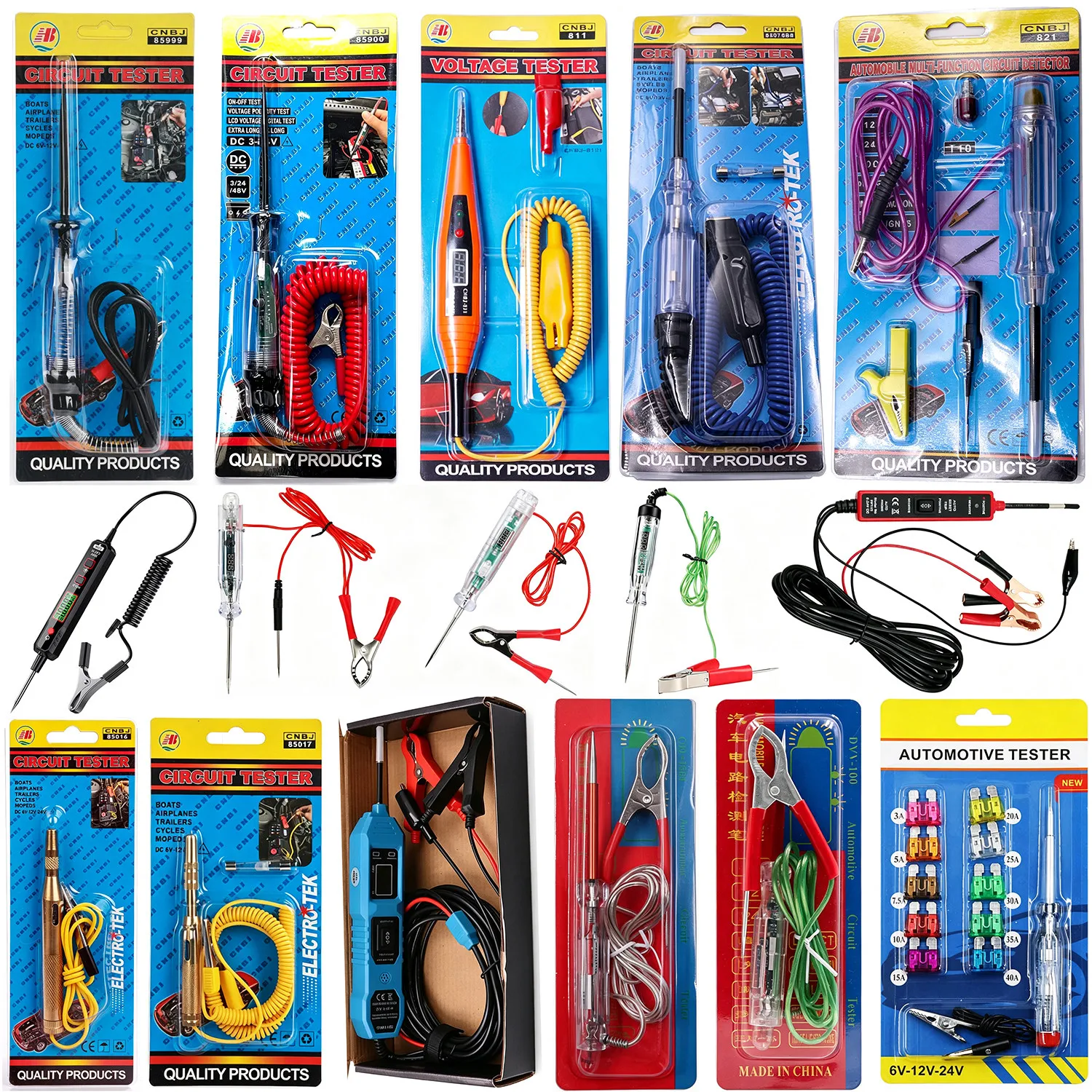 6‑24V Digital Car Circuit Test Pen Multifunctional Auto Repair Test Light Wire Break Leakage Electrical System Diagnostic Tool