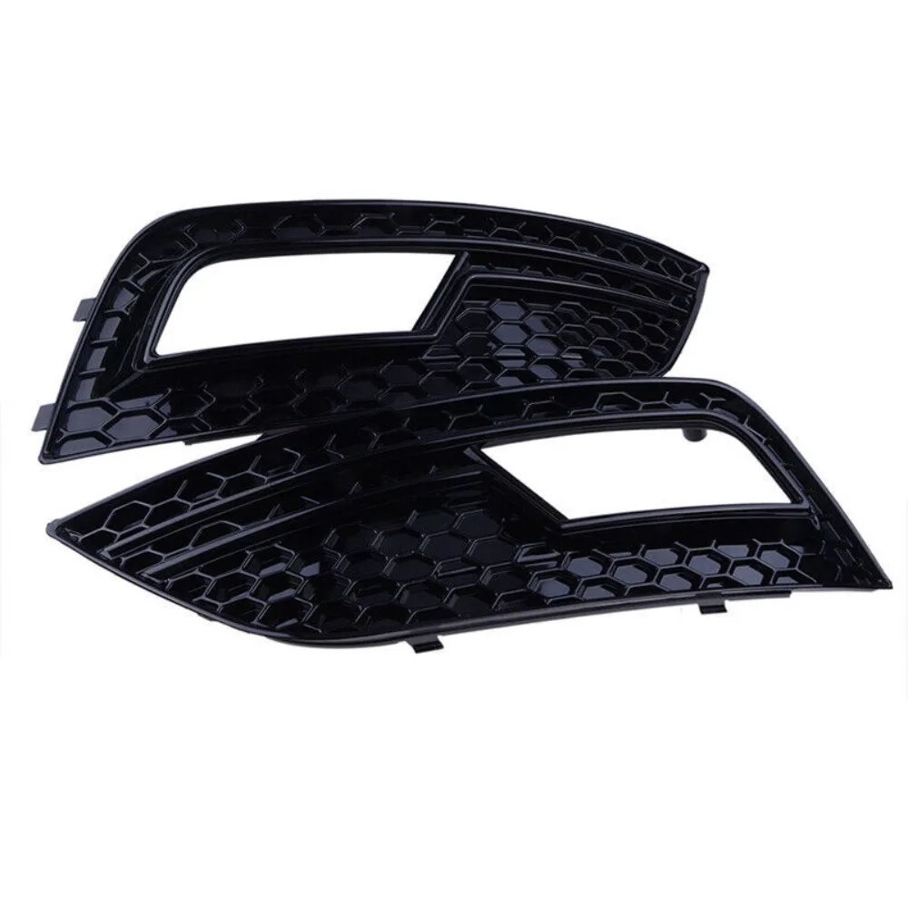 

For Audi A4 A4L 2013-2015 Fog Light Frame Modified Front Bumper Honeycomb Grille