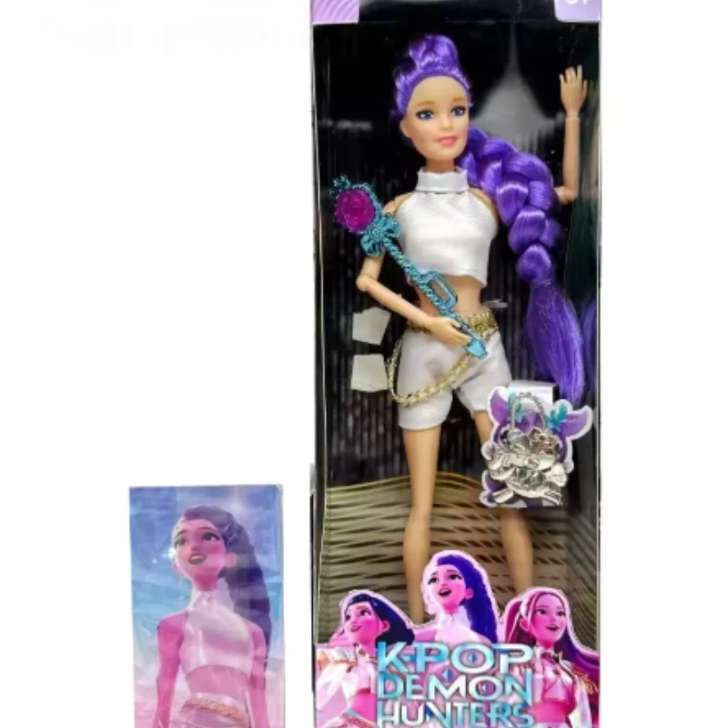 5：5  HOTanime k pop Demon hunters Witch Hunter Group High appearance Glue doll doll Girl's heart Decorative doll Holiday Gifts