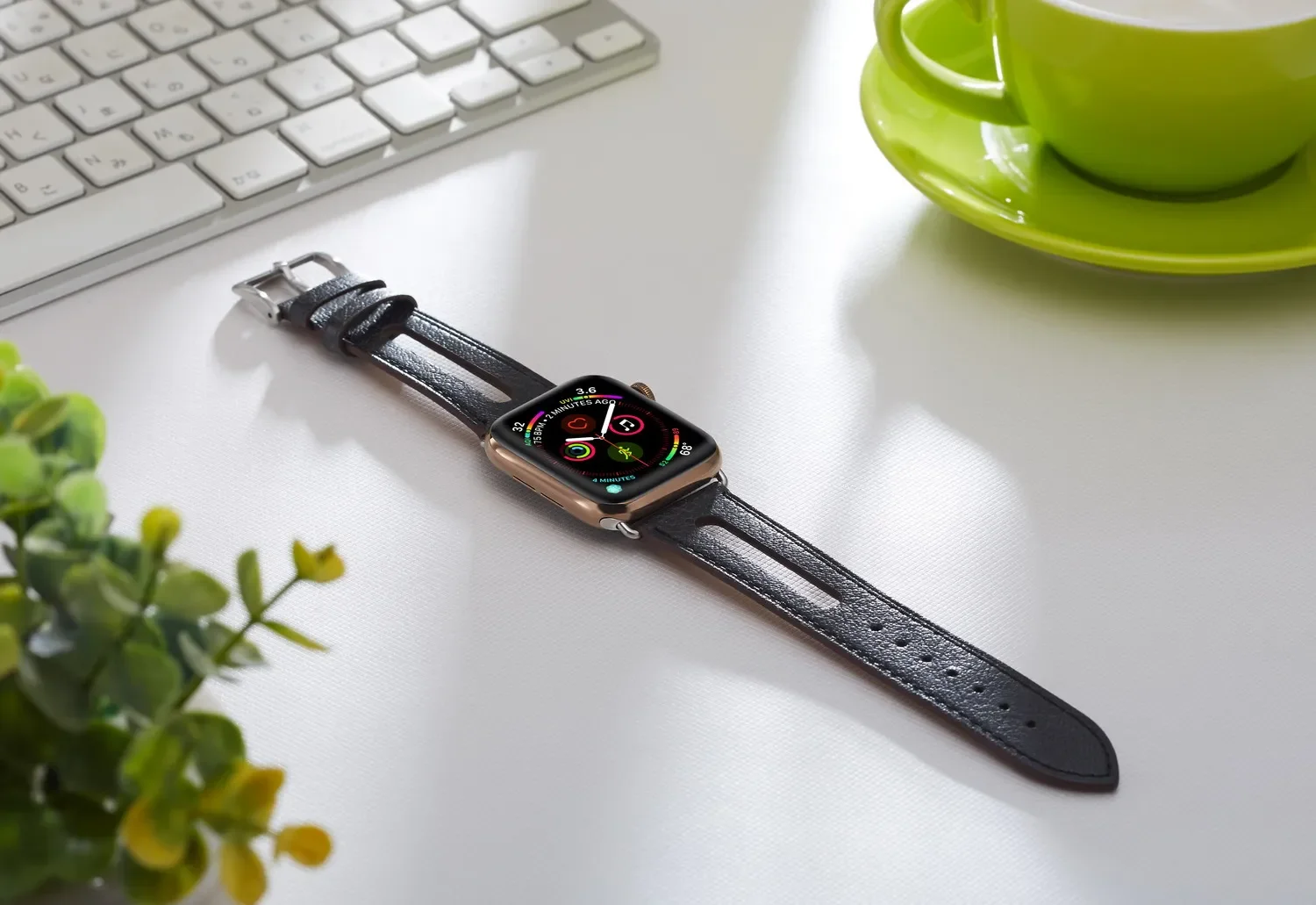 Leather Strap For Apple Watch Band 49mm 45mm 41mm 44mm 42mm 46mm Openwork Bracelet Wristband iWatch Ultra 10 9 8 7 6 5 4 SE Belt