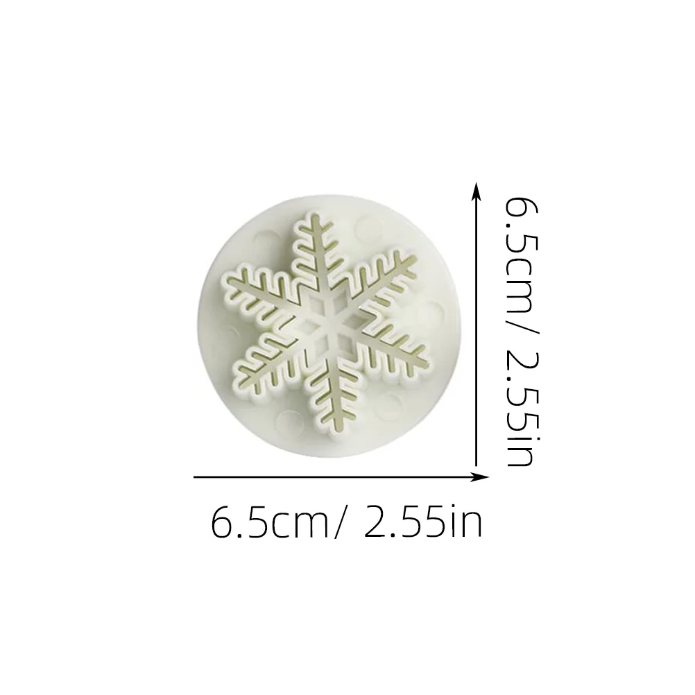 

6pcs Chocolate Cookie Cutters Silicone Baking Molds For Cake Cupcake Craft Clay Christmas Dessert Diy Tools Kitchen Baking