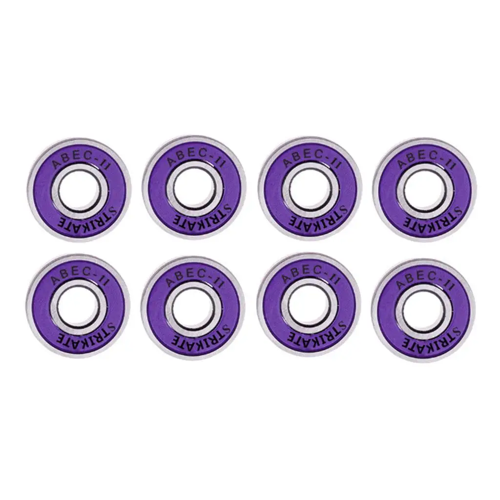 8 X Water Resistant 608 RS Skateboard Bearings Abec 9 Longboard Bearings for