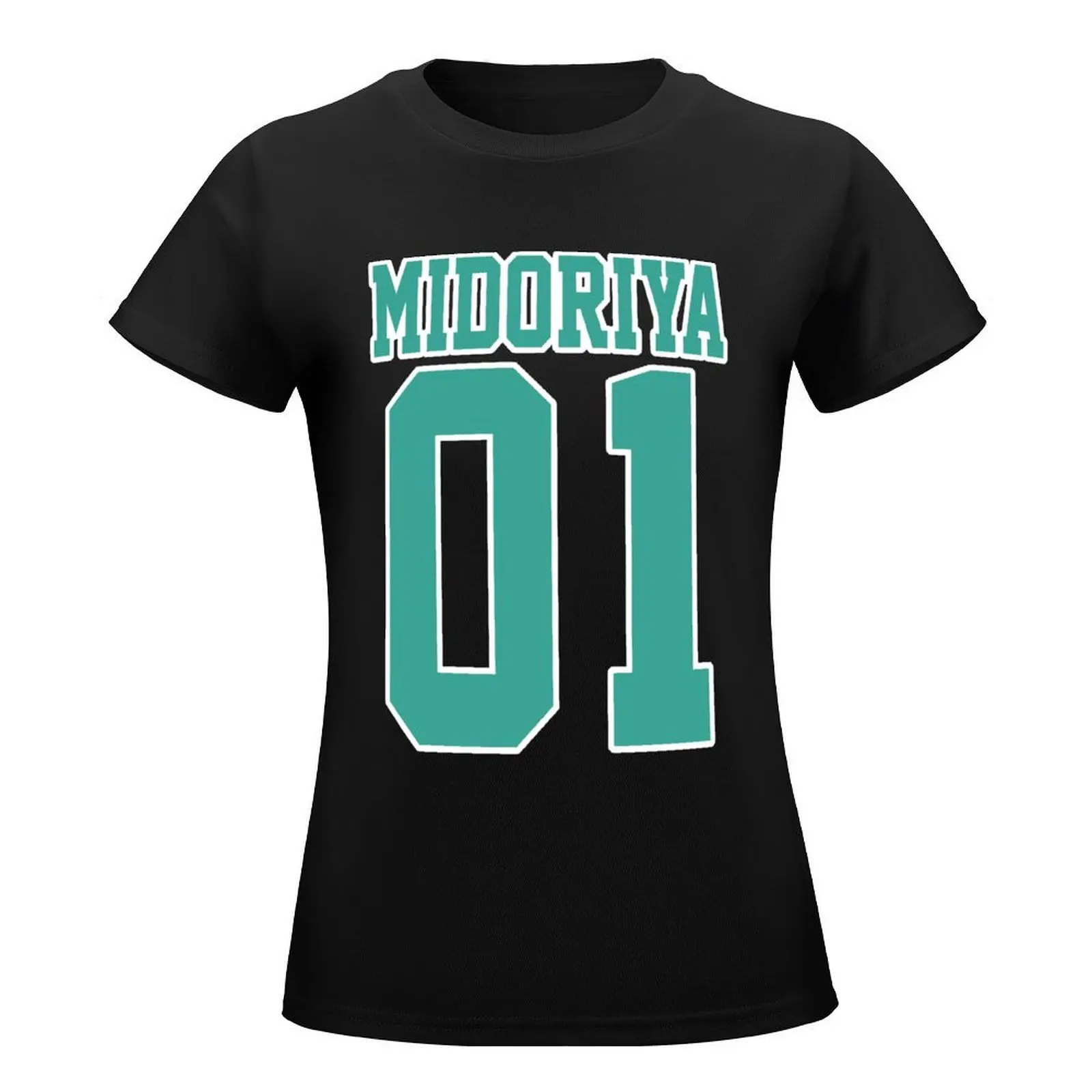 Midoriya Sport Jersey T-Shirt lady clothes Aesthetic clothing animal print shirt for girls Blouse tshirts for Women