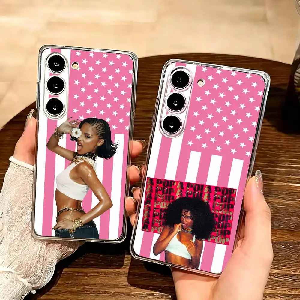 Singer T-Tyla A-POP Transparent Shockproof Phone Case For Samsung GalaxyA13,21s,22,31,32,52,53,71,72,73