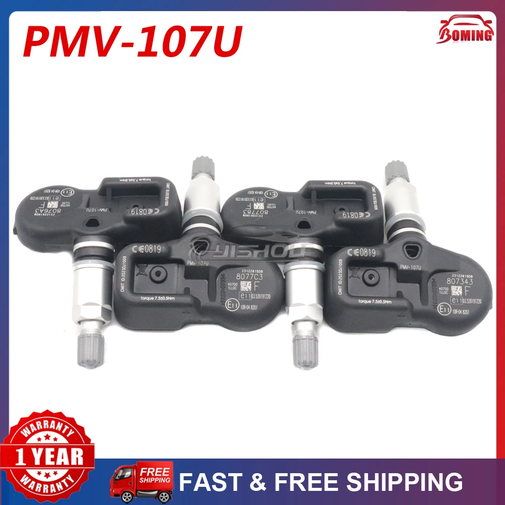 PMV-107U سيارة الإطارات استشعار ضغط الإطارات لإنفينيتي M35H M30D لنيسان باترول ميكرا 2010-2014 433Mhz 40700-1LL0C #2