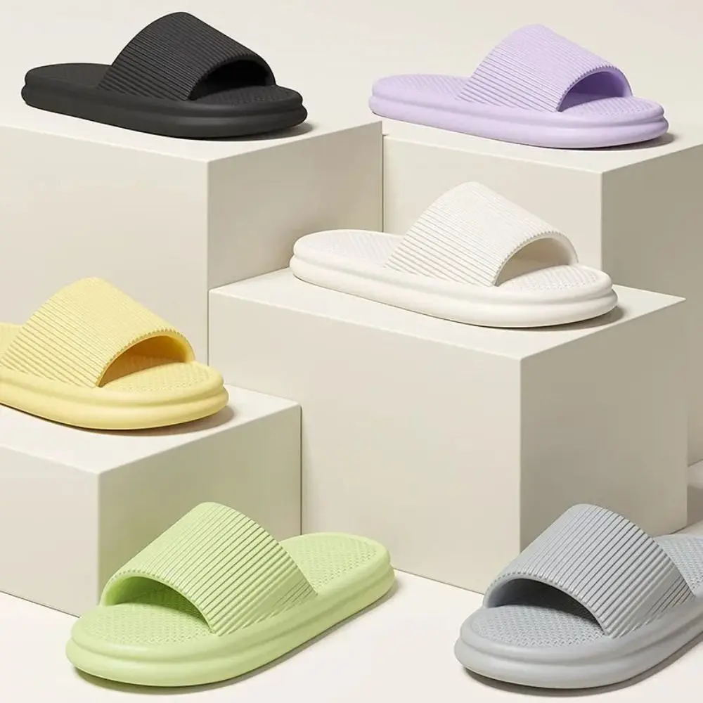 

Casual EVA Cloud Slippers Soft Sole Thick Platform Sole Slippers Breathable Non-slip Home Slipper Indoor Bathroom