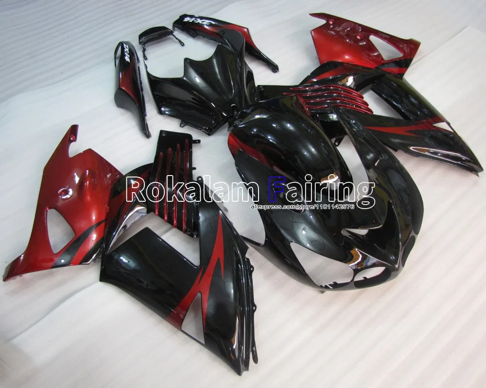 

Cowling For Kawasaki ZX14R Ninja 2006-2011 ZZR 1400 ZX-14R 06 07 08 09 10 11 Red Black Motorbike Fairing (Injection molding)