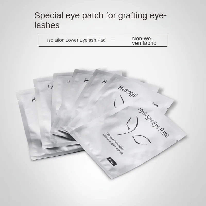 U Forma Cílios Gel Patch, Enxerto Cílios Sob Almofadas, Eye Patches, Extensão dos Cílios, Papel Adesivo Wraps, Novo, 100 Pares