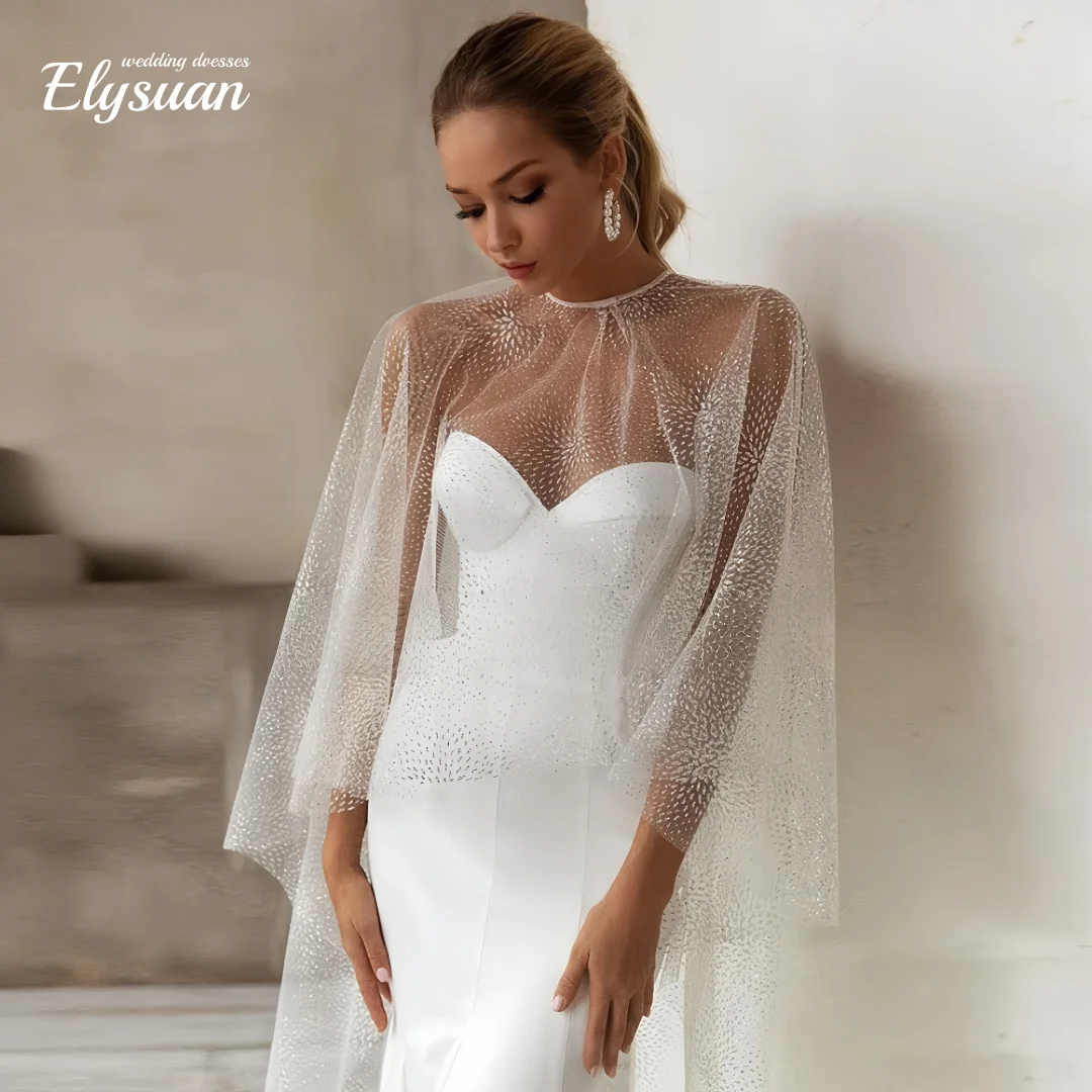 Suknia ślubna syrena na zamówienie z narzutką, dekolt w serduszko, bez rękawów, seksowna suknia ślubna, odkryte plecy, drapowana, zapinana na zamek, nowoczesna suknia ślubna