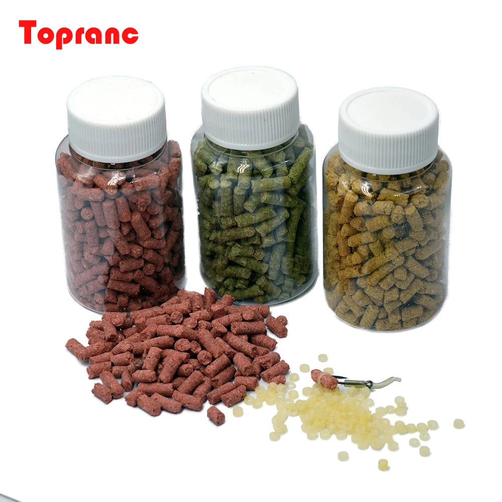 Topranc Karpfenangeln Köder Geruch Gras Köder Angelköder Köder Formel 1 Flasche ca. 300 Stück 3 Geschmacksrichtungen