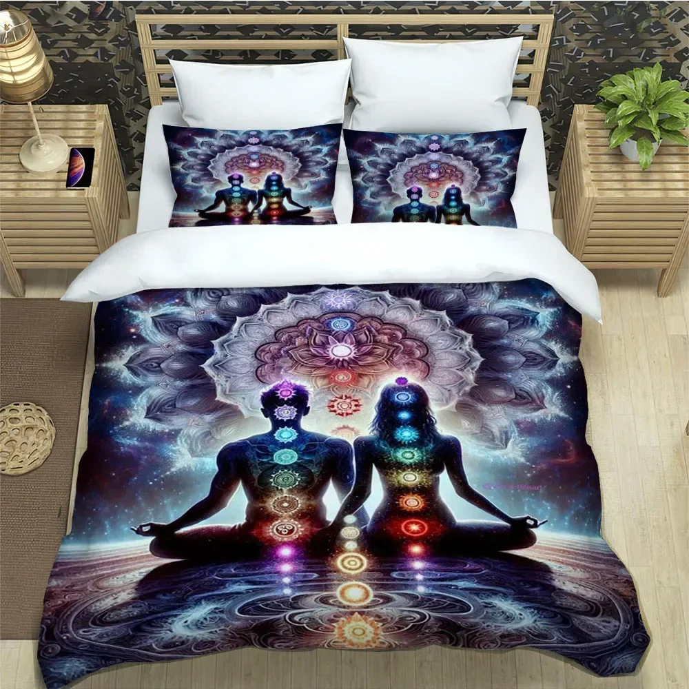 3D Chakra printed Bedding Sets exquisite supplies set duvet cover bed comforter set bedding set luxury birthday gift