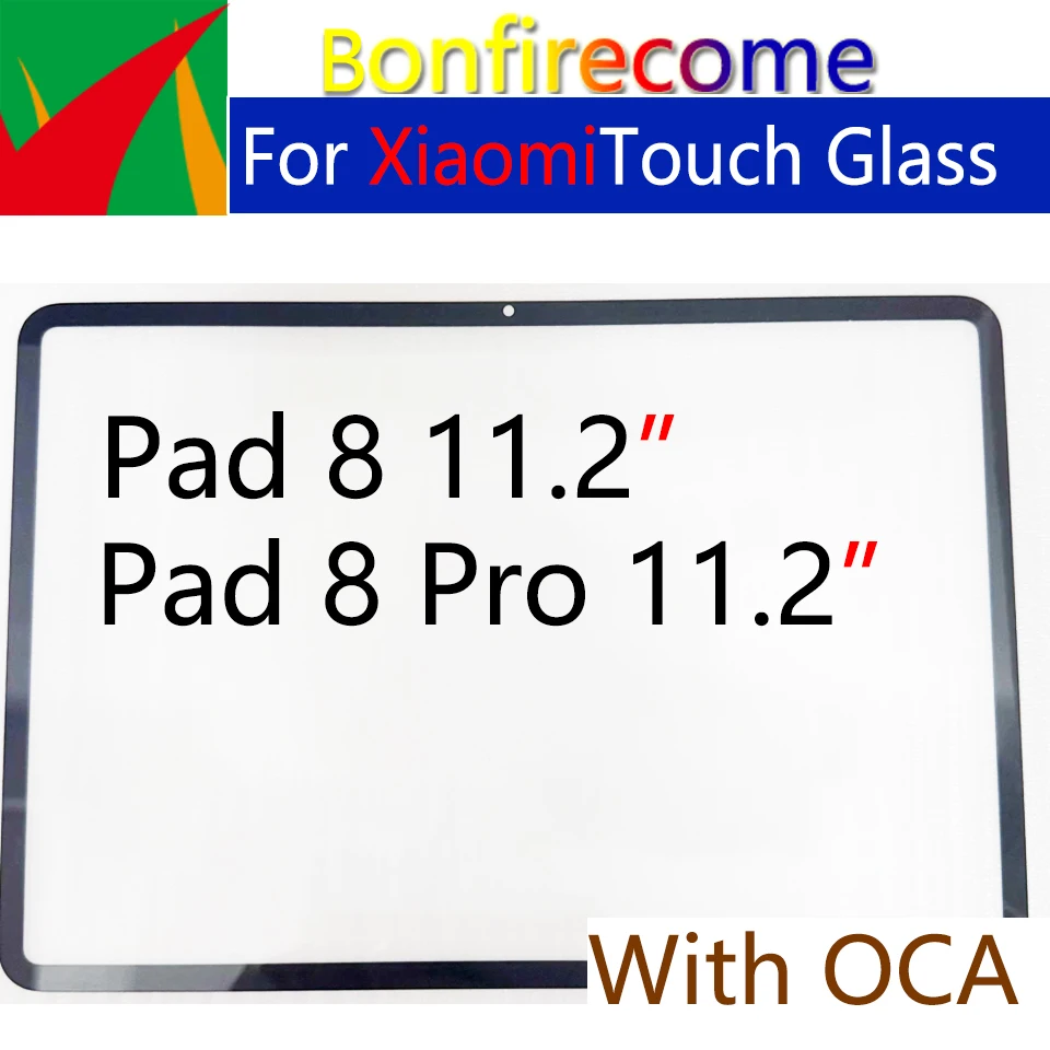 Replacement For Xiaomi Pad 8 Pro LCD Touch Screen Panel Sensor Front Outer Glass With OCA For Pad8