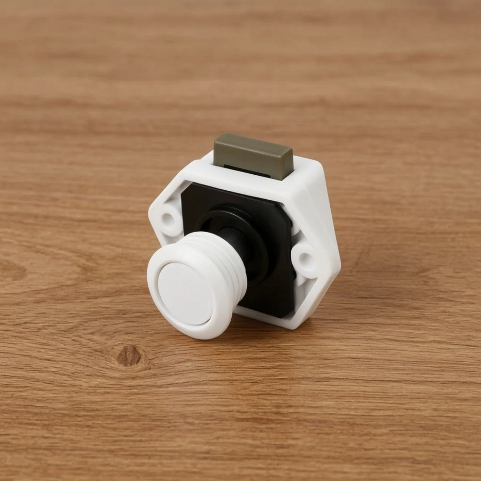 rv用引き出しラッチ、錆びにくいプッシュボタン式キャビネットロック、人間工学に基づいたキーレス引き出しラッチ、省スペース設計