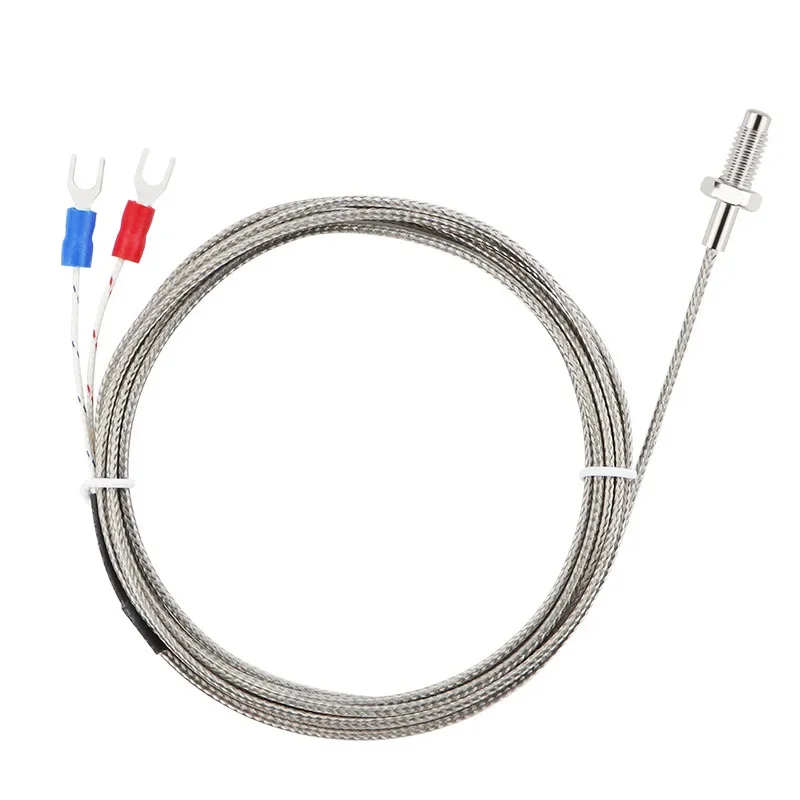 Type K M6 probe100mm Screw Thermocouple Temperature Controller Sensor Screw Thermocouple termometro1/1.5/2m