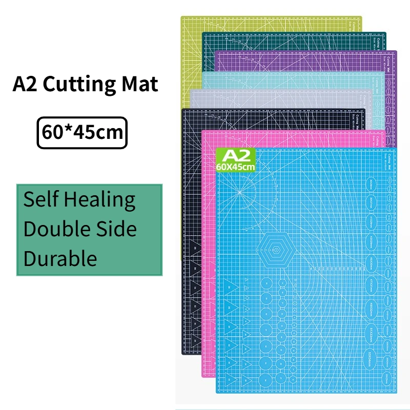 A2 PVC Cutting Mat Board Durable Self-healing DIY Sewing Student Art Paper Cutting Engraving Cut Pad Leather Craft Tool