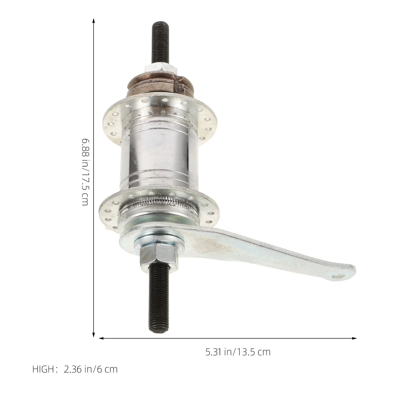 

1 Set Bicycle Rear Brake Hub Reverse Brake For Fixed Gear Bikes Durable Metal 32 Hole Rear Wheel Bearing Replacement